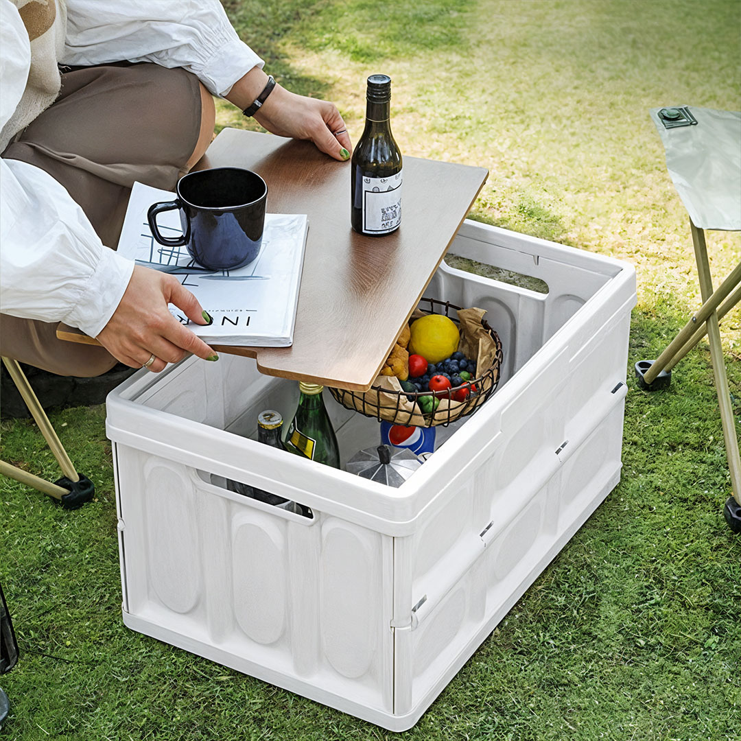 SOGA 2X 34.5 cm 18L White Car & Camping Foldable Storage Box Crate Stackable Container with Handle - StorageBox3706X2 - Furniture - 8 - AU DEPOT SOGA Buy SOGA 2X 34.5 cm 18L White Car & Camping Foldable Storage Box Crate Stackable Container with Handle Online - Furniture - 8 - AU Depot Free Shipping