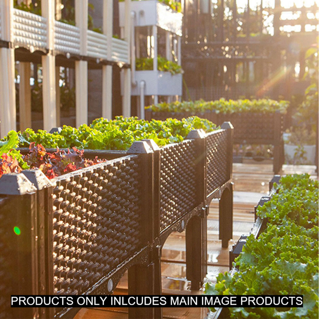SOGA 2X 40cm Raised Planter Box Vegetable Herb Flower Outdoor Plastic Plants Garden Bed with Legs - PlantBox1EX2 - Garden, Tools & Hardware - 2 - AU DEPOT SOGA Buy SOGA 2X 40cm Raised Planter Box Vegetable Herb Flower Outdoor Plastic Plants Garden Bed with Legs Online - Garden, Tools & Hardware - 2 - AU Depot Free Shipping