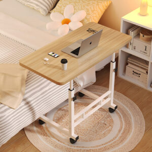 Buy SOGA 2X 40x80cm Walnut Bedside Table Movable Bedroom Desk Student Computer Table Online - Furniture - 2 - AU Depot Free Shipping