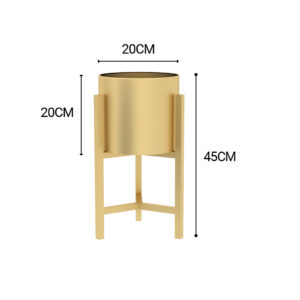 Buy SOGA 2X 45CM Gold Metal Plant Stand with Flower Pot Holder Corner Shelving Rack Indoor Display Online - Home & Living - 2 - AU Depot Free Shipping