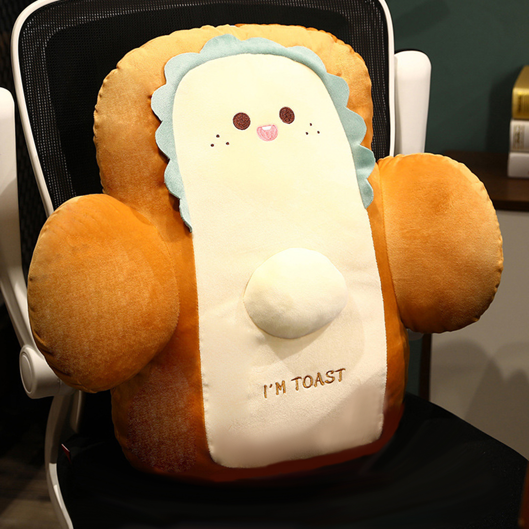 SOGA 2X 48cm Cute Face Toast Bread Cushion Stuffed Car Seat Plush Cartoon Back Support Pillow Home Decor - SCushion061X2 - Furniture - 2 - AU DEPOT SOGA Buy SOGA 2X 48cm Cute Face Toast Bread Cushion Stuffed Car Seat Plush Cartoon Back Support Pillow Home Decor Online - Furniture - 2 - AU Depot Free Shipping