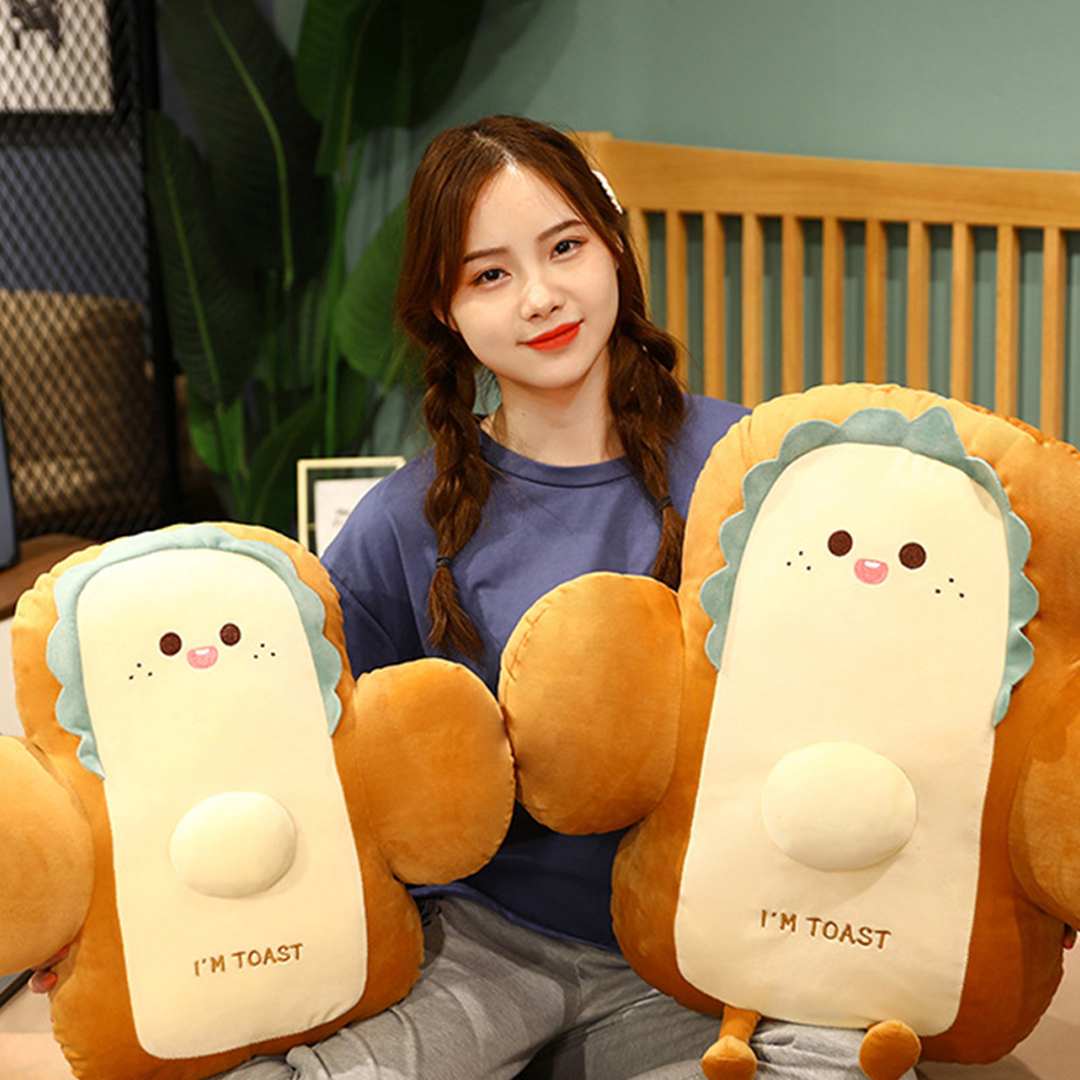 SOGA 2X 48cm Cute Face Toast Bread Cushion Stuffed Car Seat Plush Cartoon Back Support Pillow Home Decor - SCushion061X2 - Furniture - 8 - AU DEPOT SOGA Buy SOGA 2X 48cm Cute Face Toast Bread Cushion Stuffed Car Seat Plush Cartoon Back Support Pillow Home Decor Online - Furniture - 8 - AU Depot Free Shipping