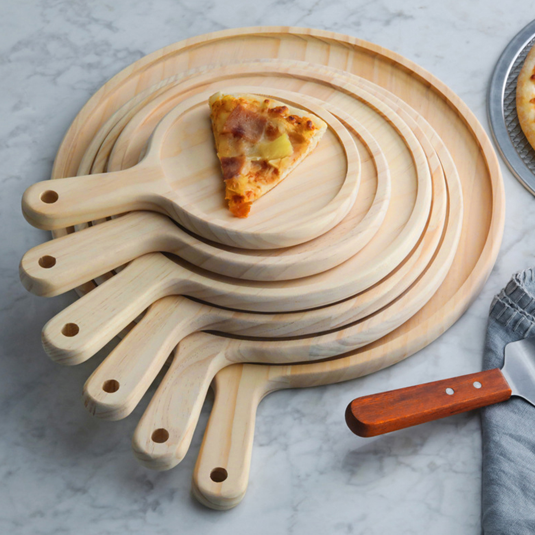 SOGA 2X 6 inch Round Premium Wooden Pine Food Serving Tray Charcuterie Board Paddle Home Decor - WodB106X2 - Kitchenware - 7 - AU DEPOT SOGA Buy SOGA 2X 6 inch Round Premium Wooden Pine Food Serving Tray Charcuterie Board Paddle Home Decor Online - Kitchenware - 7 - AU Depot Free Shipping