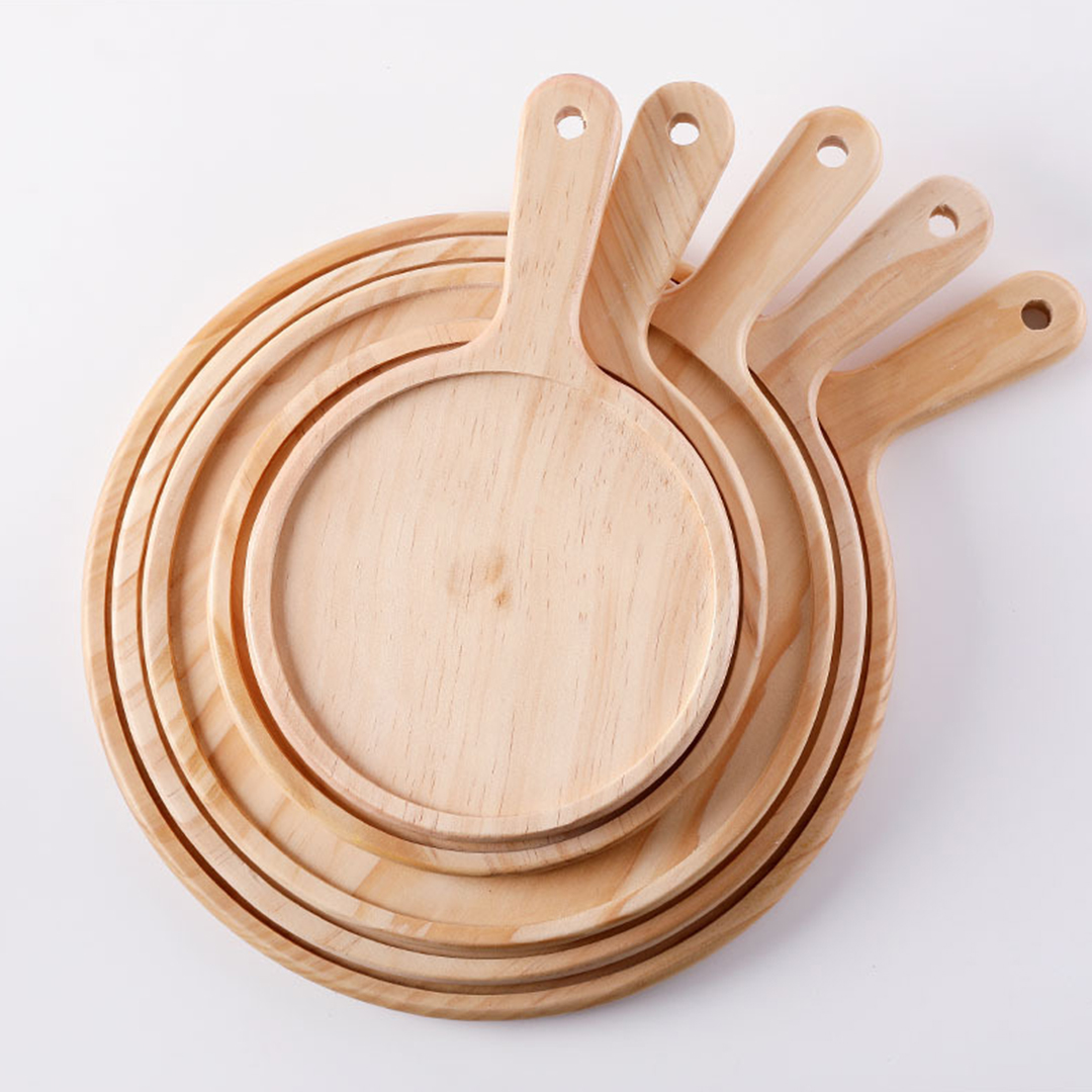 SOGA 2X 6 inch Round Premium Wooden Pine Food Serving Tray Charcuterie Board Paddle Home Decor - WodB106X2 - Kitchenware - 9 - AU DEPOT SOGA Buy SOGA 2X 6 inch Round Premium Wooden Pine Food Serving Tray Charcuterie Board Paddle Home Decor Online - Kitchenware - 9 - AU Depot Free Shipping