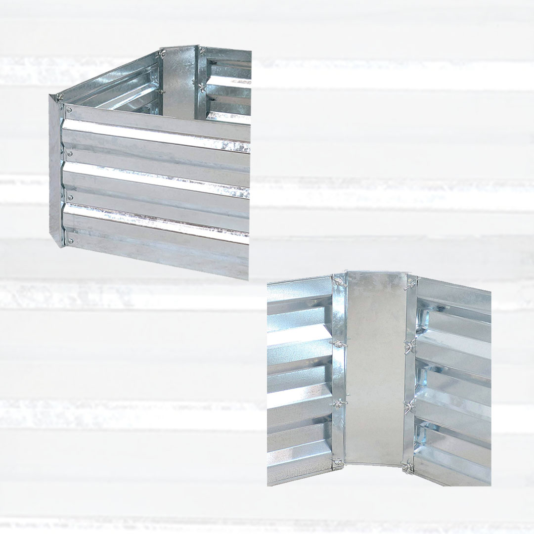 SOGA 2X 60cm Hexagon Shape Galvanised Raised Garden Bed Vegetable Herb Flower Outdoor Planter Box - MetalBSil519X2 - Garden, Tools & Hardware - 10 - AU DEPOT SOGA Buy SOGA 2X 60cm Hexagon Shape Galvanised Raised Garden Bed Vegetable Herb Flower Outdoor Planter Box Online - Garden, Tools & Hardware - 10 - AU Depot Free Shipping