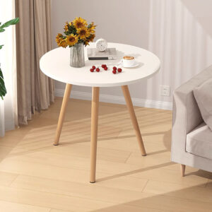 Buy SOGA 2X 60x72cm White Small Side Coffee Table Living Room Balcony Home D?cor Style Online - Furniture - 2 - AU Depot Free Shipping