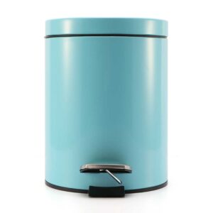 Buy SOGA 2X 7L Foot Pedal Stainless Steel Rubbish Recycling Garbage Waste Trash Bin Round Blue Online - Home & Living - 2 - AU Depot Free Shipping