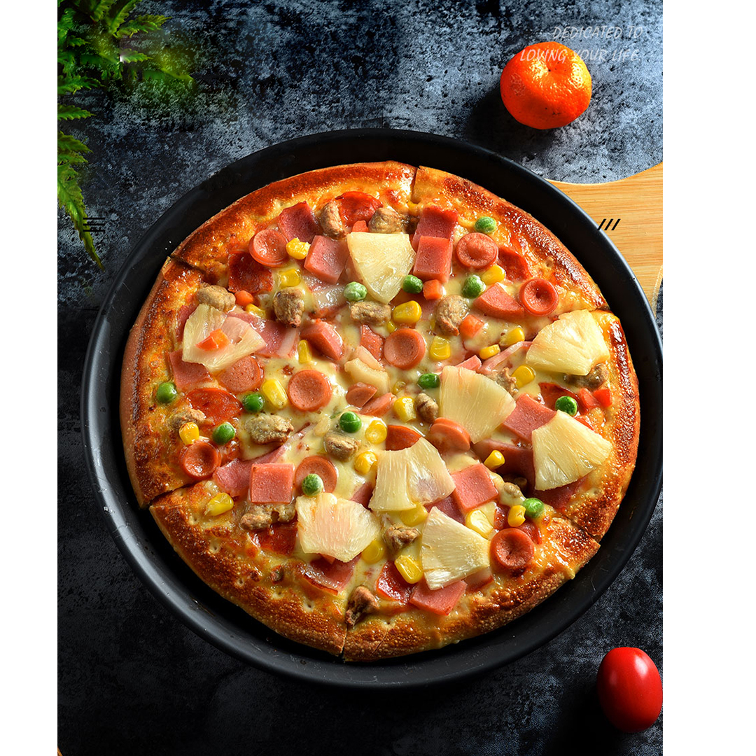 SOGA 2X 8-inch Round Black Steel Non-stick Pizza Tray Oven Baking Plate Pan - PizzaTraySteel008X2 - Home & Living - 9 - AU DEPOT SOGA Buy SOGA 2X 8-inch Round Black Steel Non-stick Pizza Tray Oven Baking Plate Pan Online - Home & Living - 9 - AU Depot Free Shipping