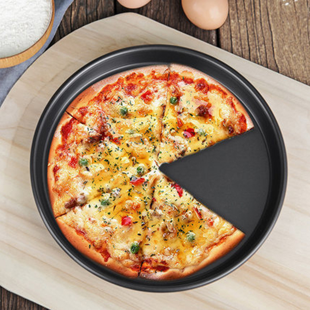 SOGA 2X 8-inch Round Black Steel Non-stick Pizza Tray Oven Baking Plate Pan - PizzaTraySteel008X2 - Home & Living - 10 - AU DEPOT SOGA Buy SOGA 2X 8-inch Round Black Steel Non-stick Pizza Tray Oven Baking Plate Pan Online - Home & Living - 10 - AU Depot Free Shipping