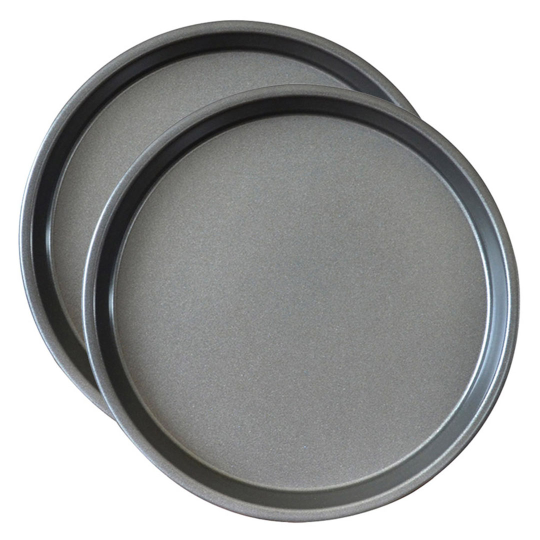 SOGA 2X 9-inch Round Black Steel Non-stick Pizza Tray Oven Baking Plate Pan - Pasta & Pizza Tools - PizzaTraySteel009X2 1 SOGA 2X 9-inch Round Black Steel Non-stick Pizza Tray Oven Baking Plate Pan - AU DEPOT Buy SOGA 2X 9-inch Round Black Steel Non-stick Pizza Tray Oven Baking Plate Pan Online - Home & Living - 1 - AU Depot Free Shipping