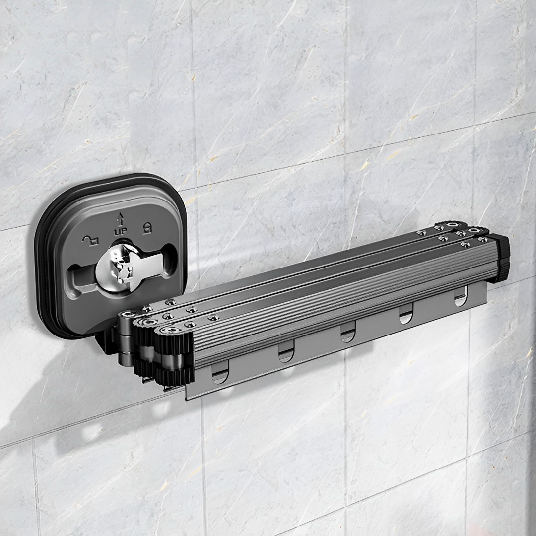 SOGA 2X 93.2cm Wall-Mounted Clothing Dry Rack Retractable Space-Saving Foldable Hanger - BSXPGKQ04X2 - Home & Living - 6 - AU DEPOT SOGA Buy SOGA 2X 93.2cm Wall-Mounted Clothing Dry Rack Retractable Space-Saving Foldable Hanger Online - Home & Living - 6 - AU Depot Free Shipping