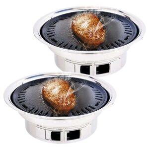 Buy SOGA 2X BBQ Grill Stainless Steel Portable Smokeless Charcoal Grill Home Outdoor Camping Online - home & living > outdoor living > barbecues > barbecues > freestanding - 1 - AU Depot Free Shipping