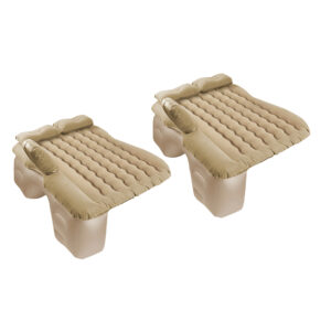 Buy SOGA 2X Beige Ripple Inflatable Car Mattress Portable Camping Air Bed Travel Sleeping Kit Essentials Online - Garden, Tools & Hardware - 1 - AU Depot Free Shipping