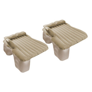Buy SOGA 2X Beige Stripe Inflatable Car Mattress Portable Camping Rest Air Bed Travel Compact Sleeping Kit Essentials Online - Garden, Tools & Hardware - 1 - AU Depot Free Shipping