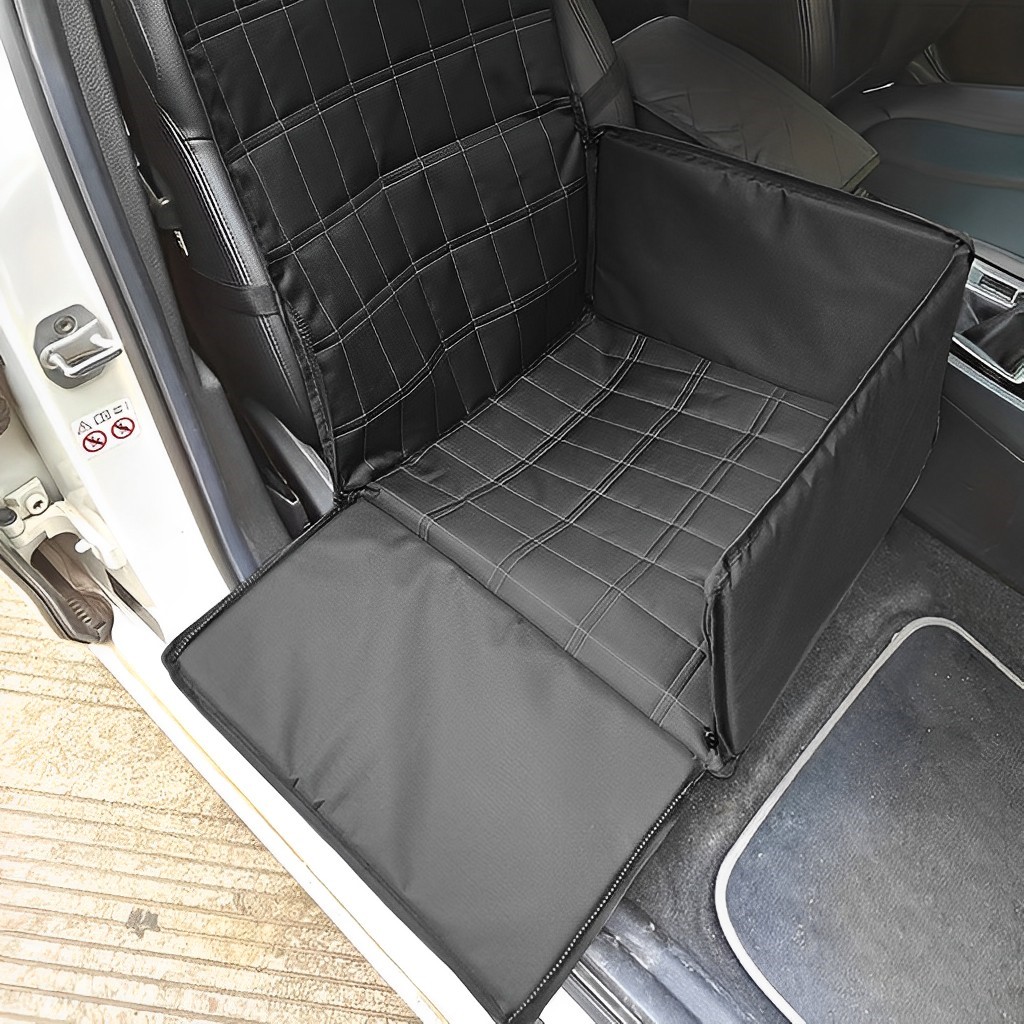 SOGA 2X Black Car Pet Sitting Bag Breathable Safety Travel Portable Carrier Pouch Travel Essentials - CarPetBag070X2 - Pet Supplies - 4 - AU DEPOT SOGA Buy SOGA 2X Black Car Pet Sitting Bag Breathable Safety Travel Portable Carrier Pouch Travel Essentials Online - Pet Supplies - 4 - AU Depot Free Shipping