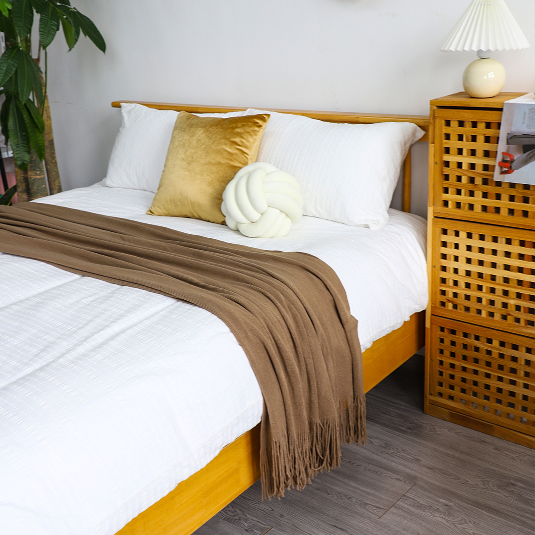 SOGA 2X Coffee Acrylic Knitted Throw Blanket Solid Fringed Warm Cozy Woven Cover Couch Bed Sofa Home Decor - Blanket906X2 - Home - 9 - AU DEPOT SOGA Buy SOGA 2X Coffee Acrylic Knitted Throw Blanket Solid Fringed Warm Cozy Woven Cover Couch Bed Sofa Home Decor Online - Home - 9 - AU Depot Free Shipping