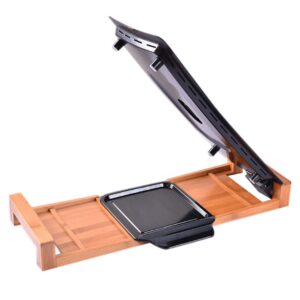 Buy SOGA 2X Electric Ceramic BBQ Grill Non-stick Surface Hot Plate for Indoor & Outdoor Stone Online - electronics & appliances > appliances > small kitchen appliances > benchtop cooking > sandwich presses & grills - 2 - AU Depot Free Shipping