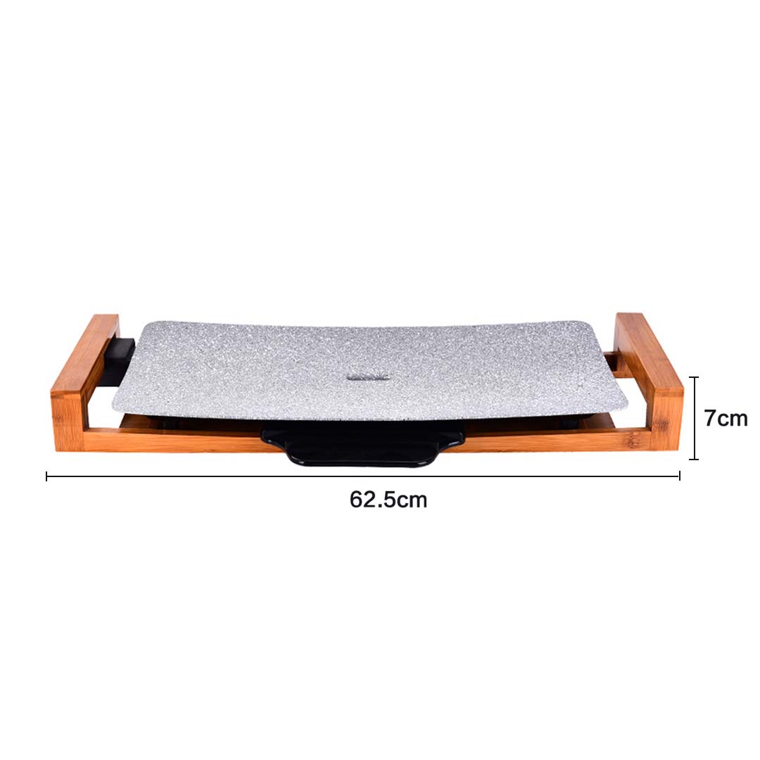 SOGA 2X Electric Ceramic BBQ Grill Non-stick Surface Hot Plate for Indoor & Outdoor Stone - ElectricGrillPlateCeramicStoneX2 - electronics & appliances > appliances > small kitchen appliances > benchtop cooking > sandwich presses & grills - 3 - AU DEPOT SOGA Buy SOGA 2X Electric Ceramic BBQ Grill Non-stick Surface Hot Plate for Indoor & Outdoor Stone Online - electronics & appliances > appliances > small kitchen appliances > benchtop cooking > sandwich presses & grills - 3 - AU Depot Free Shipping