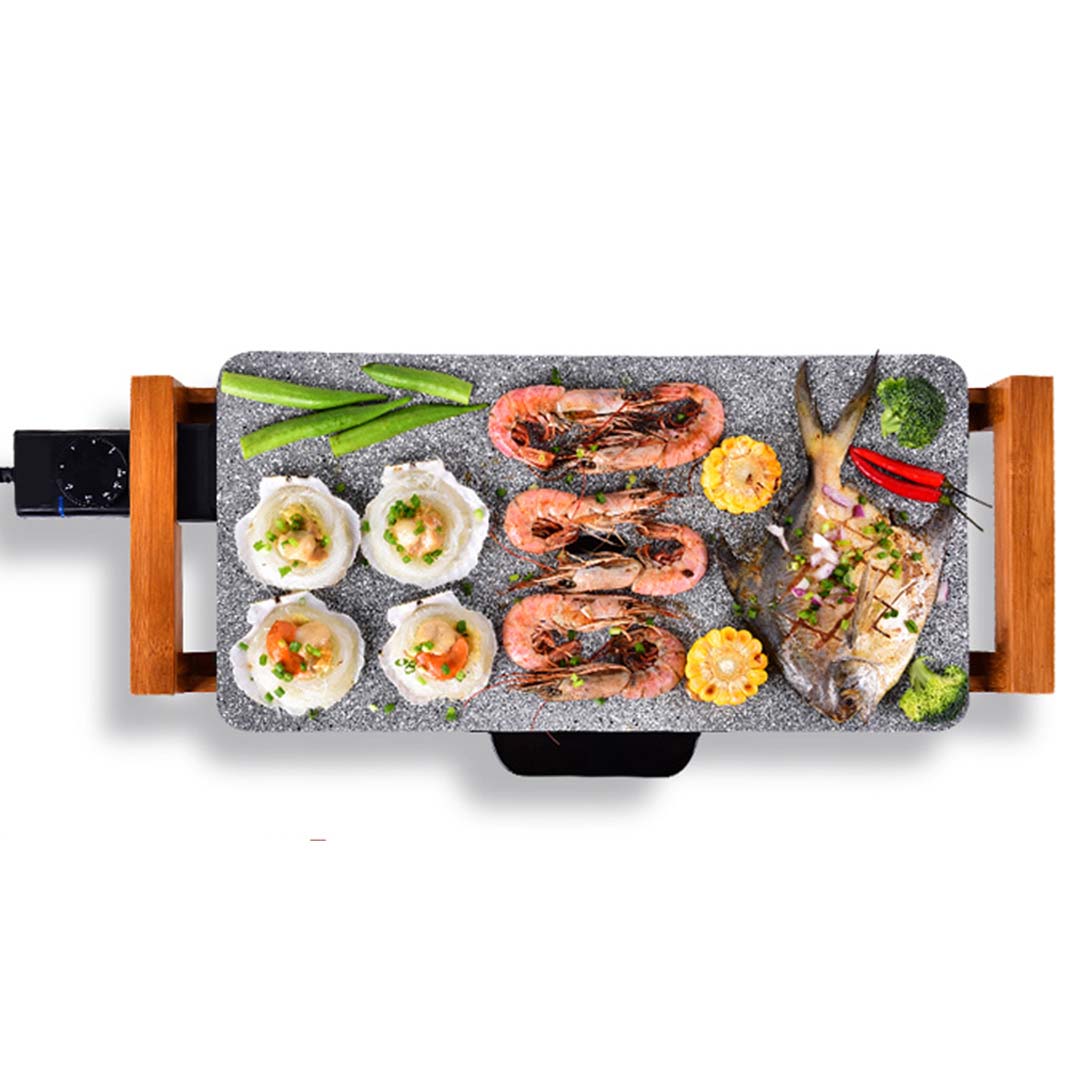 SOGA 2X Electric Ceramic BBQ Grill Non-stick Surface Hot Plate for Indoor & Outdoor Stone - ElectricGrillPlateCeramicStoneX2 - electronics & appliances > appliances > small kitchen appliances > benchtop cooking > sandwich presses & grills - 4 - AU DEPOT SOGA Buy SOGA 2X Electric Ceramic BBQ Grill Non-stick Surface Hot Plate for Indoor & Outdoor Stone Online - electronics & appliances > appliances > small kitchen appliances > benchtop cooking > sandwich presses & grills - 4 - AU Depot Free Shipping