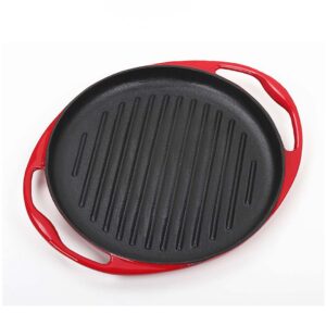 Buy SOGA 2X Enamel Porcelain 26cm Cast Iron Frying Pan Skillet Non-stick Coating Steak Sizzle Platter Online - Home & Living - 2 - AU Depot Free Shipping