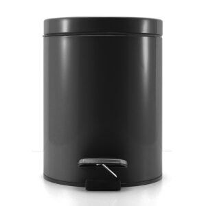 Buy SOGA 2X Foot Pedal Stainless Steel Rubbish Recycling Garbage Waste Trash Bin Round 12L Black Online - Home & Living - 2 - AU Depot Free Shipping