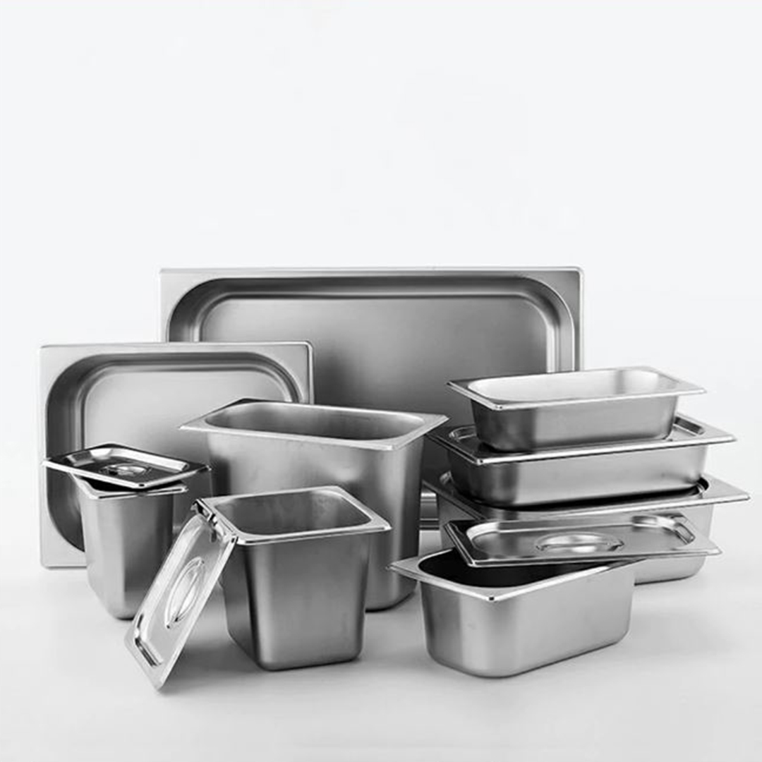 SOGA 2X Gastronorm GN Pan Full Size 1/3 GN Pan 10cm Deep Stainless Steel Tray - GastronormPans5416X2 - Home & Living - 10 - AU DEPOT SOGA Buy SOGA 2X Gastronorm GN Pan Full Size 1/3 GN Pan 10cm Deep Stainless Steel Tray Online - Home & Living - 10 - AU Depot Free Shipping