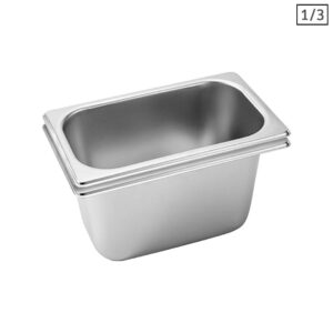 Buy SOGA 2X Gastronorm GN Pan Full Size 1/3 GN Pan 15cm Deep Stainless Steel Tray Online - Home & Living - 1 - AU Depot Free Shipping