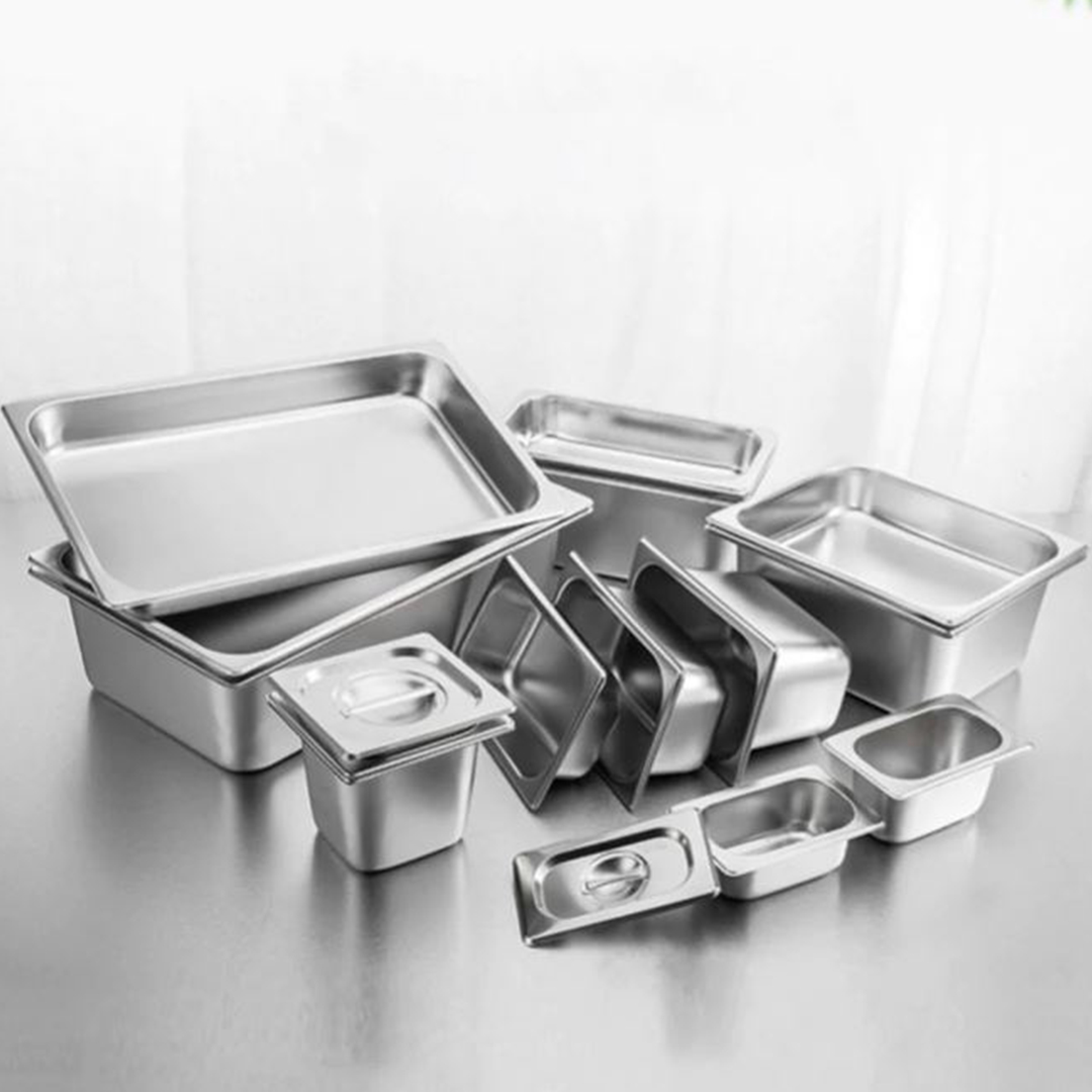SOGA 2X Gastronorm GN Pan Full Size 1/3 GN Pan 6.5 cm Deep Stainless Steel Tray - GastronormPans5415X2A - Home & Living - 8 - AU DEPOT SOGA Buy SOGA 2X Gastronorm GN Pan Full Size 1/3 GN Pan 6.5 cm Deep Stainless Steel Tray Online - Home & Living - 8 - AU Depot Free Shipping