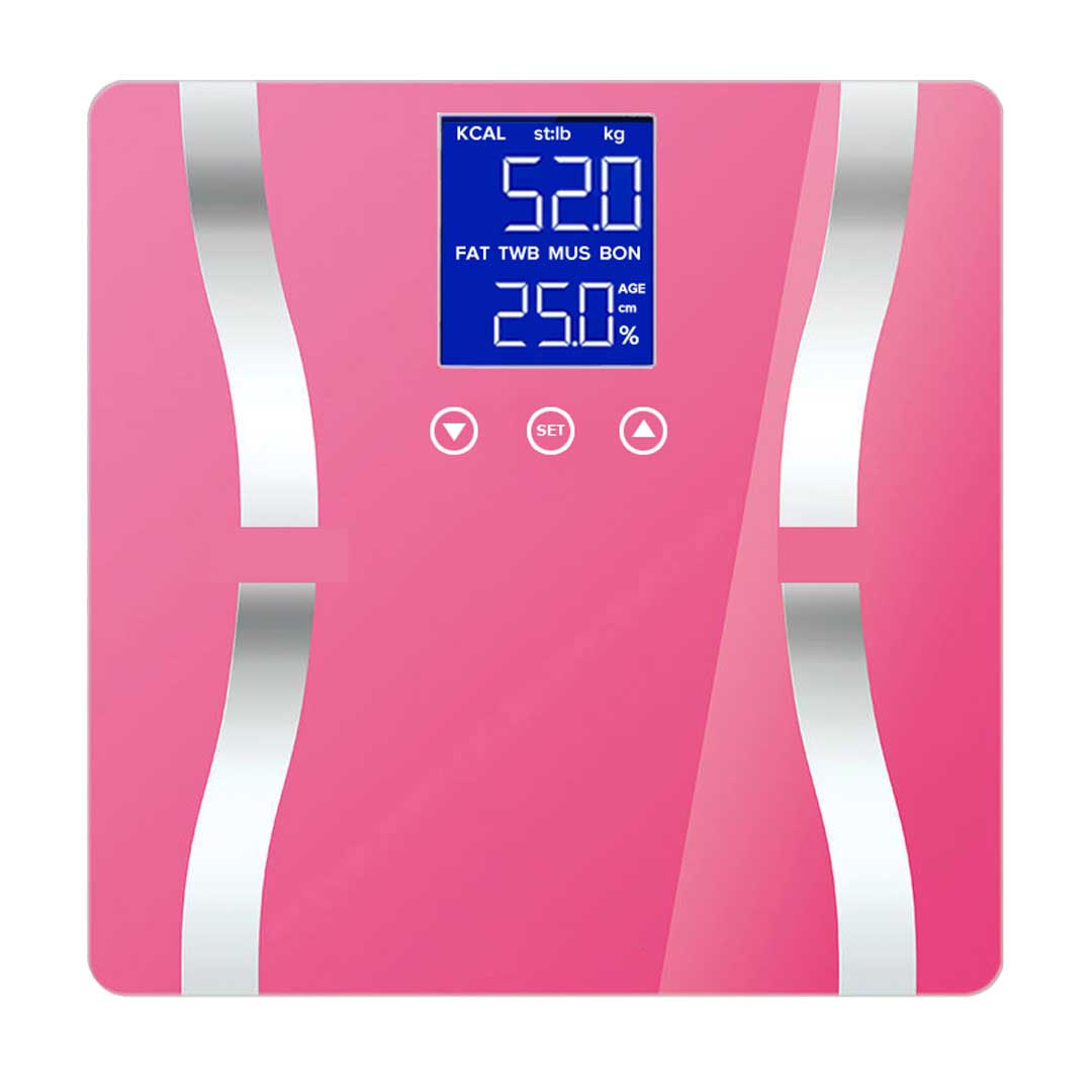 SOGA 2X Glass LCD Digital Body Fat Scale Bathroom Electronic Gym Water Weighing Scales Purple - BodyFatScalePurpreX2 - home & living > bathroom > bathroom accessories > bathroom scales - 3 - AU DEPOT SOGA Buy SOGA 2X Glass LCD Digital Body Fat Scale Bathroom Electronic Gym Water Weighing Scales Purple Online - home & living > bathroom > bathroom accessories > bathroom scales - 3 - AU Depot Free Shipping