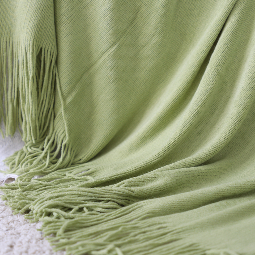 SOGA 2X Green Acrylic Knitted Throw Blanket Solid Fringed Warm Cozy Woven Cover Couch Bed Sofa Home Decor - Blanket913X2 - Home - 10 - AU DEPOT SOGA Buy SOGA 2X Green Acrylic Knitted Throw Blanket Solid Fringed Warm Cozy Woven Cover Couch Bed Sofa Home Decor Online - Home - 10 - AU Depot Free Shipping