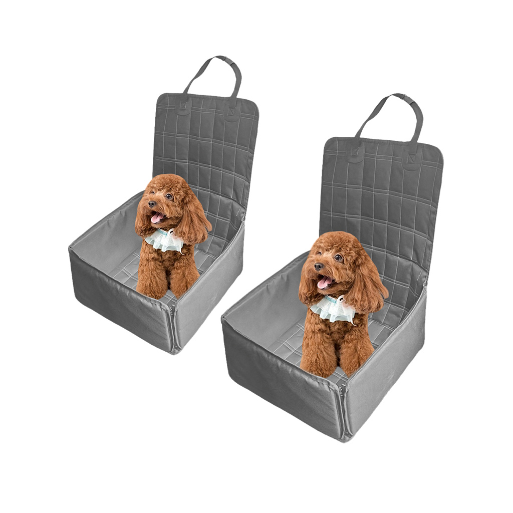 SOGA 2X Grey Car Pet Sitting Bag Breathable Safety Travel Portable Carrier Pouch Travel Essentials - - CarPetBag071X2 1 SOGA 2X Grey Car Pet Sitting Bag Breathable Safety Travel Portable Carrier Pouch Travel Essentials - AU DEPOT Buy SOGA 2X Grey Car Pet Sitting Bag Breathable Safety Travel Portable Carrier Pouch Travel Essentials Online - Pet Supplies - 1 - AU Depot Free Shipping