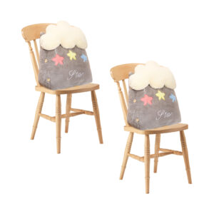 Buy SOGA 2X Grey Cute Cloud Cushion Soft Leaning Lumbar Wedge Pillow Bedside Plush Home Decor Online - Furniture - 1 - AU Depot Free Shipping