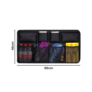 Buy SOGA 2X High Quality Leather Car Rear Back Seat Storage Bag Organizer Interior Accessories Black Online - Garden, Tools & Hardware - 2 - AU Depot Free Shipping