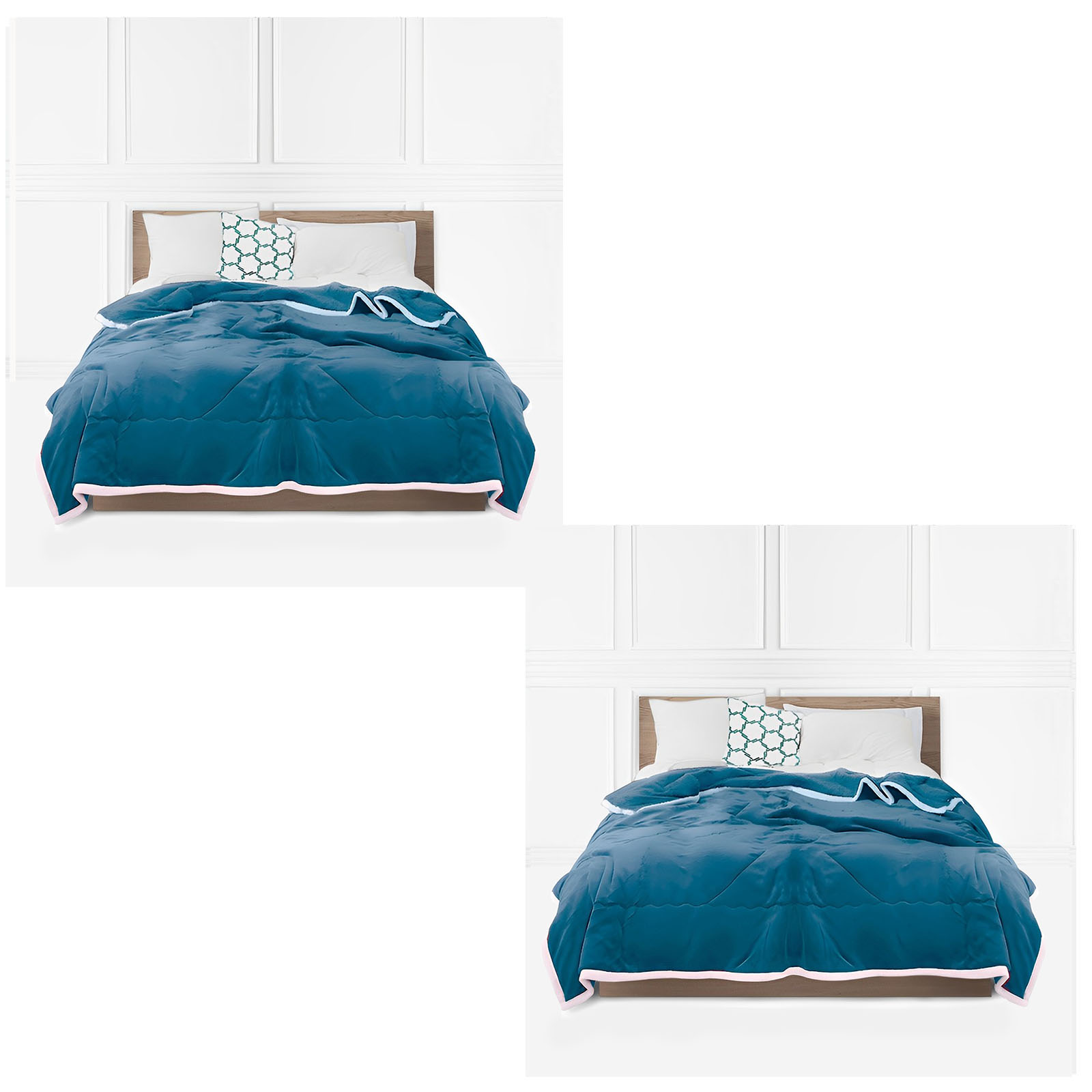 SOGA 2X Lake Blue Throw Blanket Warm Cozy Double Sided Thick Flannel Coverlet Fleece Bed Sofa Comforter - Blankets - Blanket304X2 1 SOGA 2X Lake Blue Throw Blanket Warm Cozy Double Sided Thick Flannel Coverlet Fleece Bed Sofa Comforter - AU DEPOT Buy SOGA 2X Lake Blue Throw Blanket Warm Cozy Double Sided Thick Flannel Coverlet Fleece Bed Sofa Comforter Online - Home - 1 - AU Depot Free Shipping