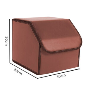 Buy SOGA 2X Leather Car Boot Collapsible Foldable Trunk Cargo Organizer Portable Storage Box Coffee Small Online - Garden, Tools & Hardware - 2 - AU Depot Free Shipping