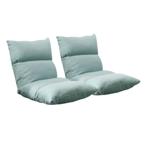 Buy SOGA 2X Lounge Floor Recliner Adjustable Lazy Sofa Bed Folding Game Chair Mint Green Online - Furniture - 1 - AU Depot Free Shipping