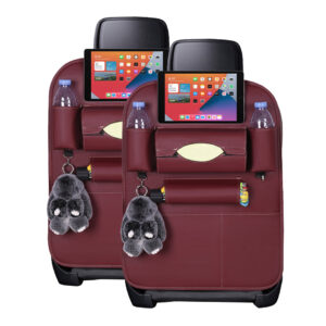Buy SOGA 2X PVC Leather Car Back Seat Storage Bag Multi-Pocket Organizer Backseat and iPad Mini Holder Red Online - Garden, Tools & Hardware - 1 - AU Depot Free Shipping