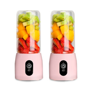 Buy SOGA 2X Portable Mini USB Rechargeable Handheld Juice Extractor Fruit Mixer Juicer Pink Online - electronics & appliances > appliances > small kitchen appliances > coffee machines & beverages > juicers - 1 - AU Depot Free Shipping