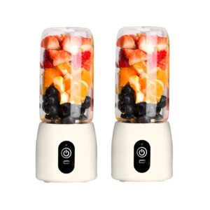 Buy SOGA 2X Portable Mini USB Rechargeable Handheld Juice Extractor Fruit Mixer Juicer White Online - electronics & appliances > appliances > small kitchen appliances > coffee machines & beverages > juicers - 1 - AU Depot Free Shipping