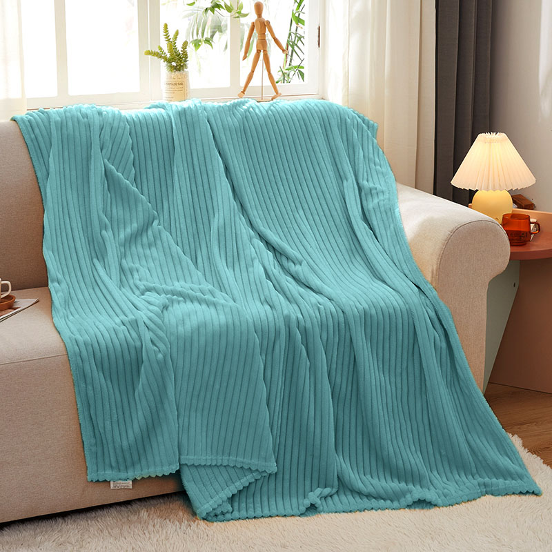 SOGA 2X Sky Blue Throw Blanket Warm Cozy Striped Pattern Thin Flannel Coverlet Fleece Bed Sofa Comforter - Blanket315X2 - Home - 8 - AU DEPOT SOGA Buy SOGA 2X Sky Blue Throw Blanket Warm Cozy Striped Pattern Thin Flannel Coverlet Fleece Bed Sofa Comforter Online - Home - 8 - AU Depot Free Shipping