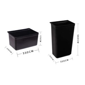 Buy SOGA 2X Small Food Trolley Utility Cart Waste Storage Bin Online - Business & Industrial - 2 - AU Depot Free Shipping
