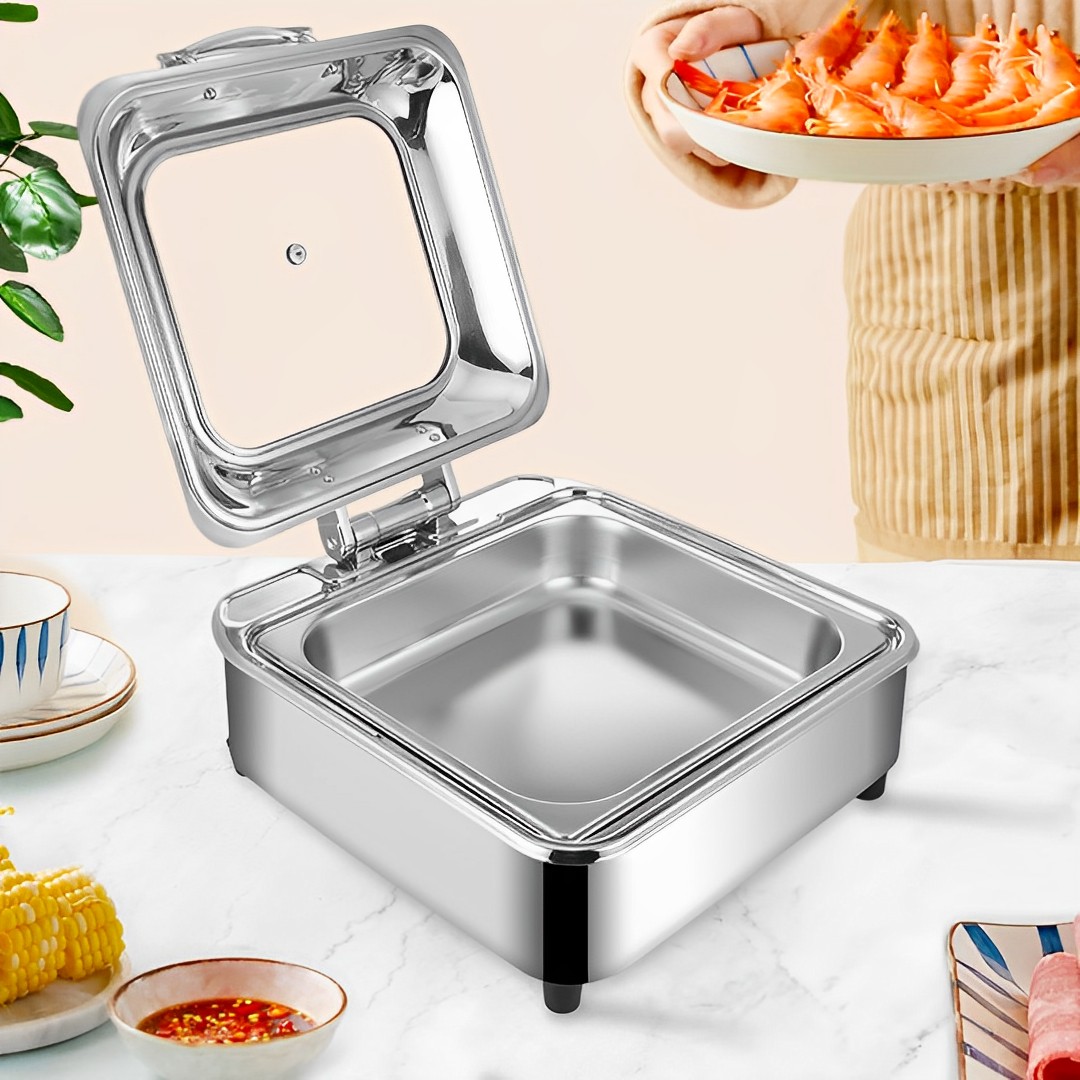 SOGA 2X Stainless Steel Square Chafing Dish Tray Buffet Cater Food Warmer Chafer with Top Lid - ChafingDish2104X2 - Home & Living - 3 - AU DEPOT SOGA Buy SOGA 2X Stainless Steel Square Chafing Dish Tray Buffet Cater Food Warmer Chafer with Top Lid Online - Home & Living - 3 - AU Depot Free Shipping