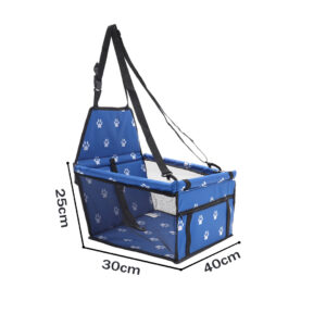 Buy SOGA 2X Waterproof Pet Booster Car Seat Breathable Mesh Safety Travel Portable Dog Carrier Bag Blue Online - Pet Supplies - 2 - AU Depot Free Shipping