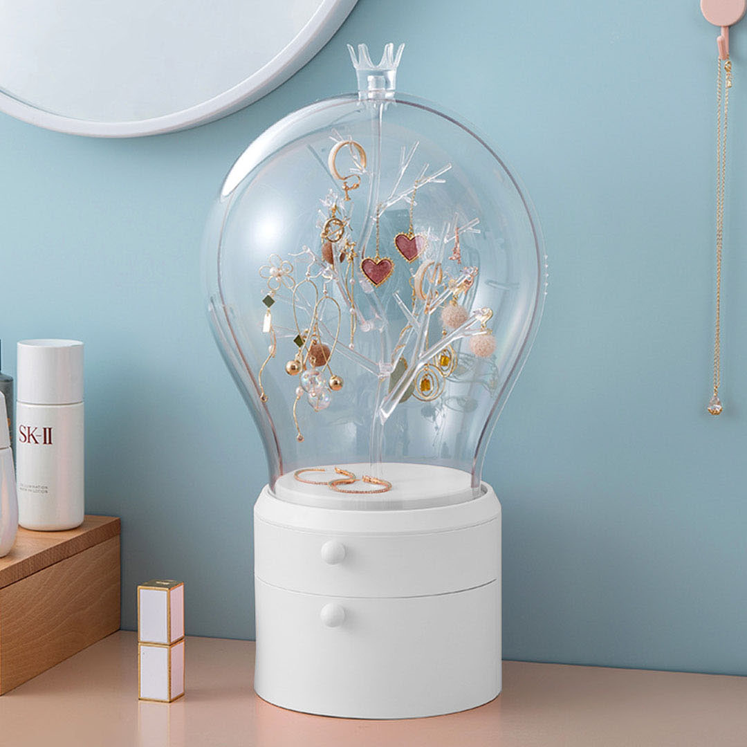 SOGA 2X White 360 2 Layered Jewelry Storage Box Waterproof Dustproof Accessories Organiser - BathC906X2 - Home - 3 - AU DEPOT SOGA Buy SOGA 2X White 360 2 Layered Jewelry Storage Box Waterproof Dustproof Accessories Organiser Online - Home - 3 - AU Depot Free Shipping