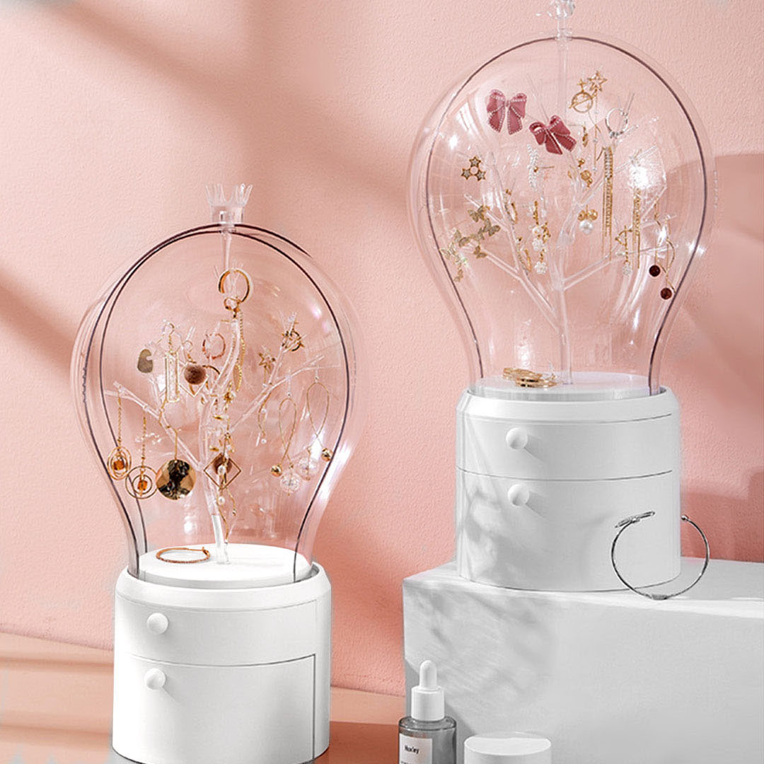 SOGA 2X White 360 2 Layered Jewelry Storage Box Waterproof Dustproof Accessories Organiser - BathC906X2 - Home - 10 - AU DEPOT SOGA Buy SOGA 2X White 360 2 Layered Jewelry Storage Box Waterproof Dustproof Accessories Organiser Online - Home - 10 - AU Depot Free Shipping