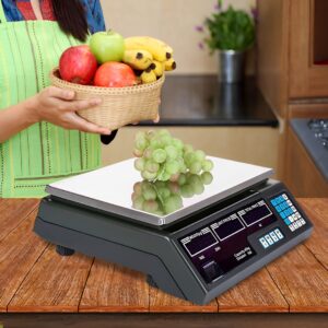 Buy SOGA 2x Digital Commercial Kitchen Scales Shop Electronic Weight Scale Food 40kg/5g Online - home & living > kitchen & dining > kitchen tools & utensils > kitchen scales - 2 - AU Depot Free Shipping