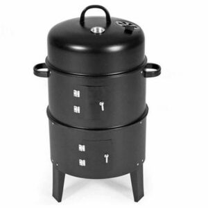Buy SOGA 3 In 1 Barbecue Smoker Outdoor Charcoal BBQ Grill Camping Picnic Fishing Online - home & living > outdoor living > barbecues > barbecues > smokers - 1 - AU Depot Free Shipping