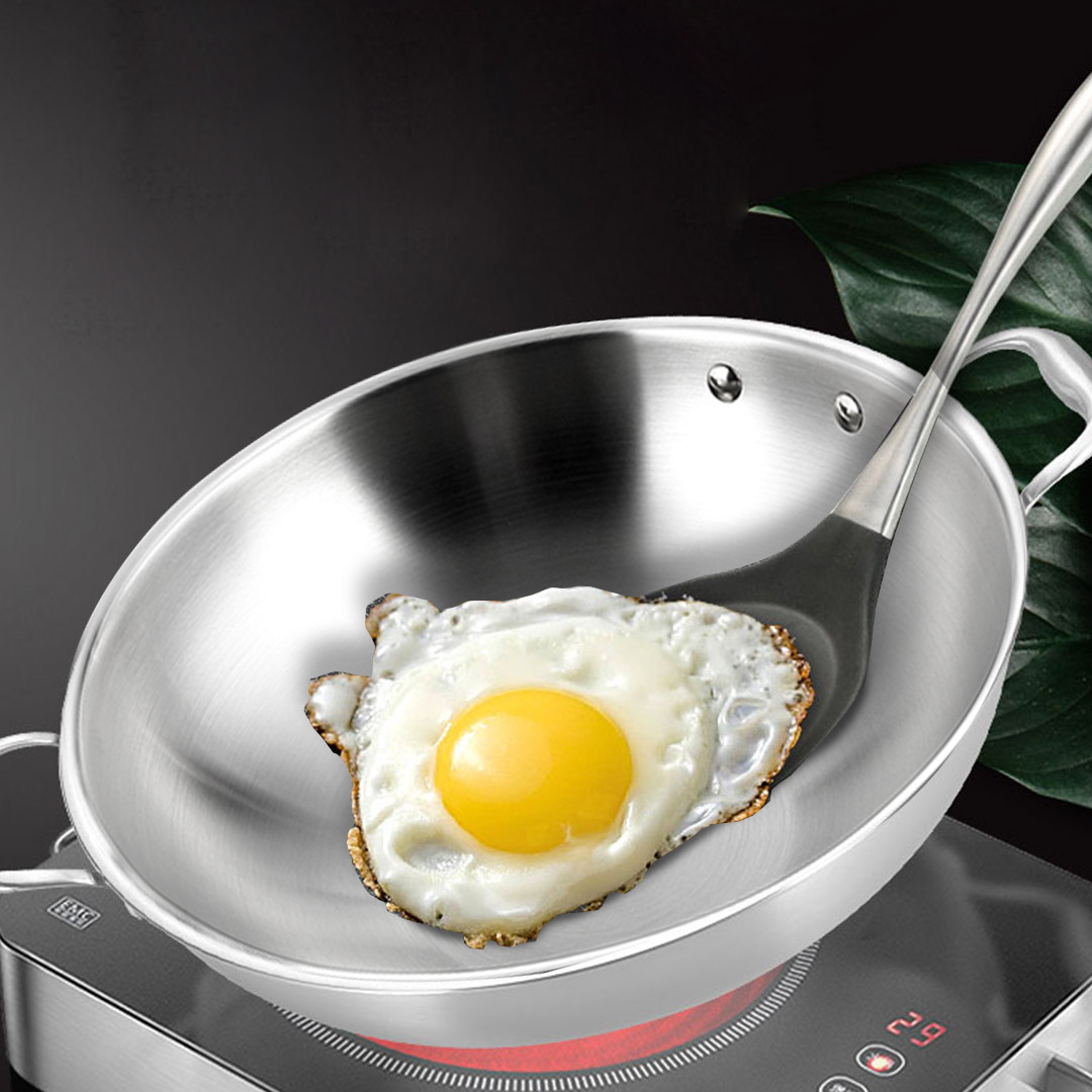SOGA 3-Ply 38cm Stainless Steel Double Handle Wok Frying Fry Pan Skillet with Lid - WokTRIFPG38 - Home & Living - 8 - AU DEPOT SOGA Buy SOGA 3-Ply 38cm Stainless Steel Double Handle Wok Frying Fry Pan Skillet with Lid Online - Home & Living - 8 - AU Depot Free Shipping