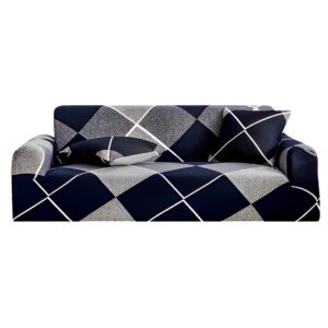 Buy SOGA 3-Seater Checkered Sofa Cover Couch Protector High Stretch Lounge Slipcover Home Decor Online - Home & Living - 1 - AU Depot Free Shipping
