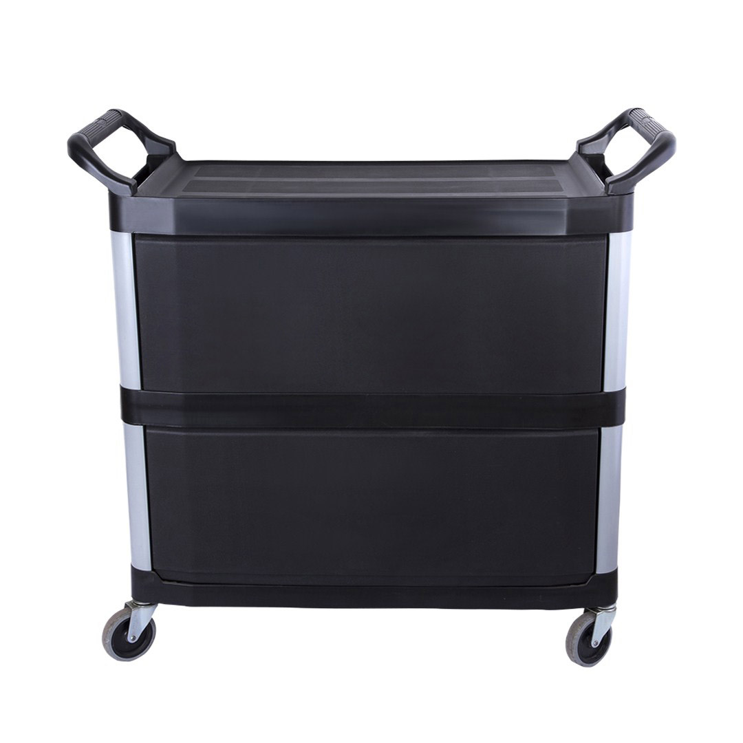 SOGA 3 Tier Covered Food Trolley Food Waste Cart Storage Mechanic Kitchen with Bins - FoodCart1515WithBins - Business & Industrial - 5 - AU DEPOT SOGA Buy SOGA 3 Tier Covered Food Trolley Food Waste Cart Storage Mechanic Kitchen with Bins Online - Business & Industrial - 5 - AU Depot Free Shipping